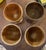 Mid Century Hand Carved Wood Goblets, Signed For Sale - Image 4 of 5