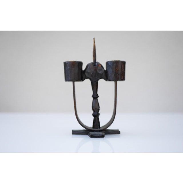 Swedish Wooden Candleolders from Taserud, 1955, Set of 2 For Sale - Image 3 of 17