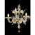 Contemporary Italian Ca Rezzonico with Gold Flowers and Leaves Murano Glass by Simoeng For Sale - Image 3 of 9