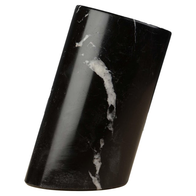 Contemporary Black Marble Gioia Wine Chiller by Nina Magon For Sale - Image 3 of 3