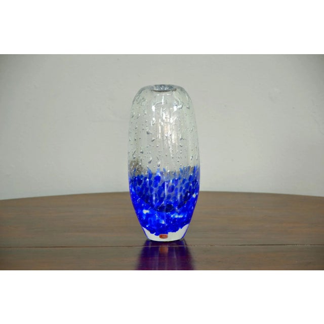 Czech Glass Vase by Jaroslav Svoboda for Skrdlovice/Beranek, 1960s For Sale - Image 6 of 6