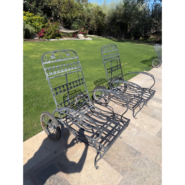 1970s Salterini Style Chairs Mid Century/Art Deco, 2 Pieces For Sale - Image 9 of 11