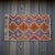 Traditional Hand-Made Braided Turkish Small Rug Cicim Kilim Wool Doormat Accent Rug For Sale - Image 3 of 13