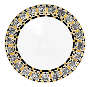 Poem | Prose Ceramic Plate by Vincenzo D’Alba for Kiasmo