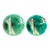 Early 20th Century Creil Et Montereau Majolica Cabbage Leaf Asparagus Plates - Pair For Sale