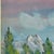 1970s S. LeRoy Original Oil on Canvas River Landscape Painting Signed Unframed Trees For Sale - Image 10 of 18