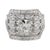 Art Deco 1930s Art Deco Gia Diamond Platinum Engagement Ring, Size 4.25 For Sale - Image 3 of 6