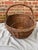 Early 20th Century Large Woven Willow Gathering Basket With Top Handle For Sale In New York - Image 6 of 15