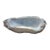 Contemporary Hand Carved Grey Agate Geode Stone Decorative Bowl For Sale - Image 3 of 3