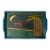 Postmodern Hand-Painted "Kakadu" Wooden Tray by Reut Shahar For Sale