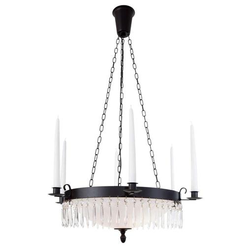 Scandinavian Bergsman Ceiling Lamp in Black Brass and Glass from Konsthantverk For Sale - Image 6 of 7