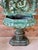 Mid-20th Century Neoclassical Revival Verdigris Patinated Cast Metal Two-Piece Fountain For Sale - Image 10 of 12