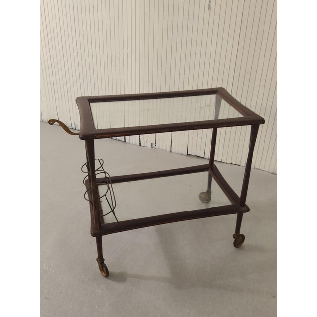 Mid-Century Modern Bar Trolley from Cesare Lacca, 1940 For Sale - Image 3 of 6