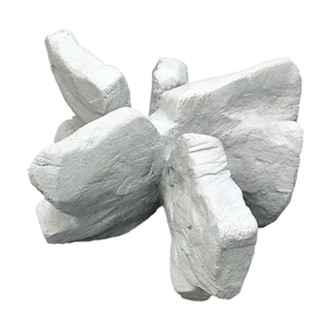 Chalk White Abstract Sculpture 1 by Bryan Blow, 1970s