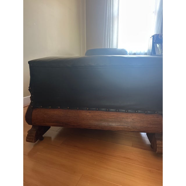 Late 19th Century Late 19th Century Lion Head Chaise For Sale - Image 5 of 7