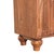 Roasted Almond-Finish Mango Wood Grooved 2-Door Sideboard For Sale - Image 4 of 8