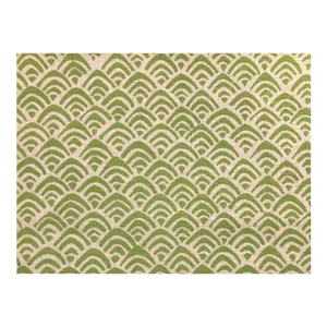 Galbraith & Paul Mountains in Kiwi Oyster Linen Lime Green Ivory Upholstery Drapery Fabric