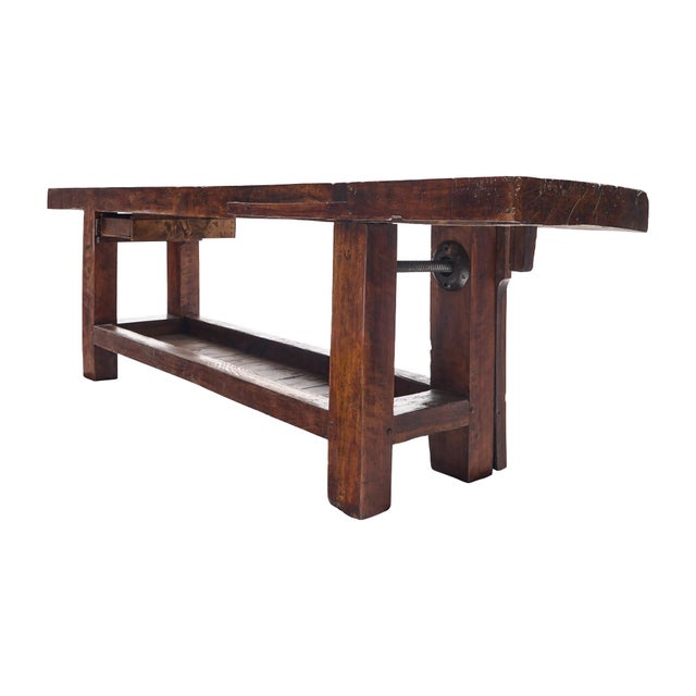 Antique French Workbench For Sale In Austin - Image 6 of 9