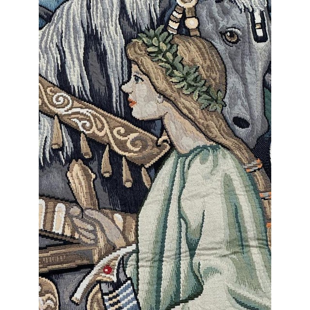 Aubusson Style Jacquard Tapestry, 1980s For Sale - Image 16 of 18