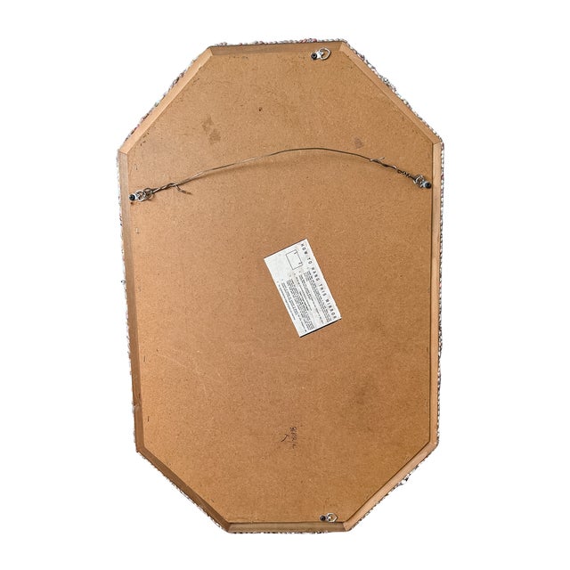 Large Vintage Shell-Encrusted Wall Mirror – Coastal / Hollywood Regency / Organic Modern For Sale In Houston - Image 6 of 12