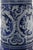 1880's Blue on Gray Stoneware Beer Stein 2 L Westerwald, Germany For Sale - Image 13 of 18