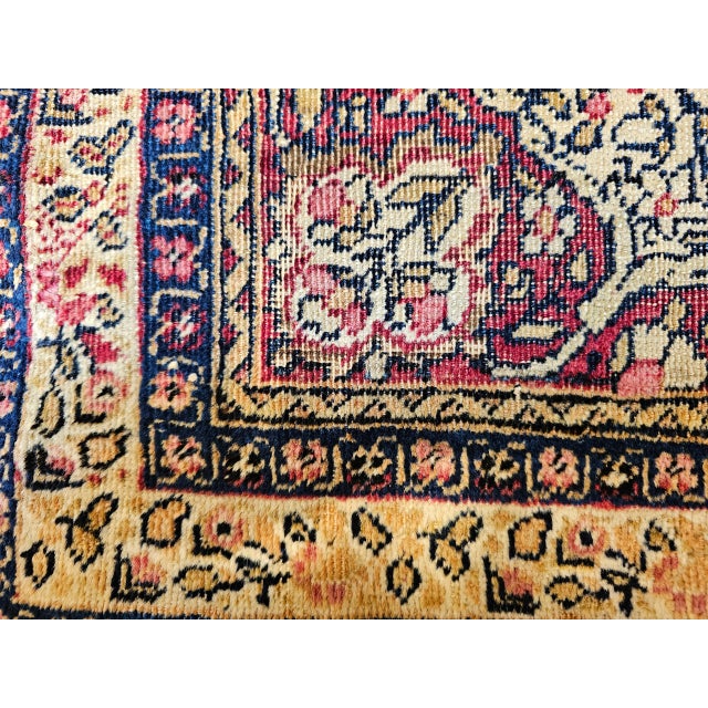 Textile Late 19th Century Kerman Lavar Rug For Sale - Image 7 of 10