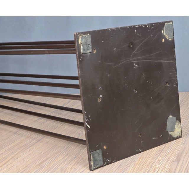 Brutalist Metal 42" Floor Candelabra, Manner of Harry Bertoia For Sale - Image 16 of 16