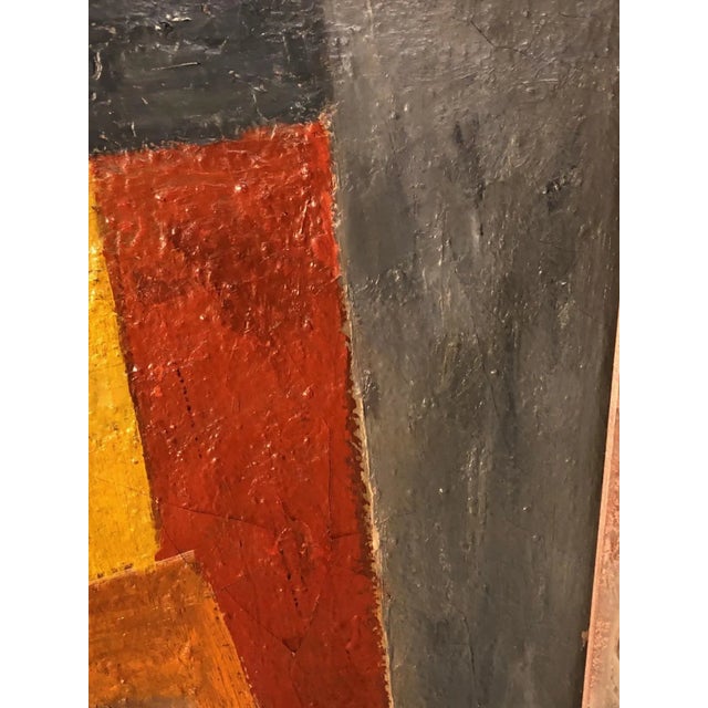 1930’s -1940’s Cubist Modernist Painting For Sale - Image 4 of 10