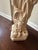 Sculpture Materials Pedestal Stand Cream Floral Relief Plaster Octagonal Column Hollywood Regency For Sale - Image 7 of 9