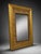 Textile Ornate Egyptian Revival Gold Framed Wall Mirror For Sale - Image 7 of 8
