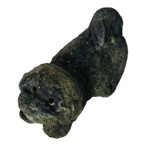 Me D 20 Th C Concrete Puppy Dog Garden Figurine