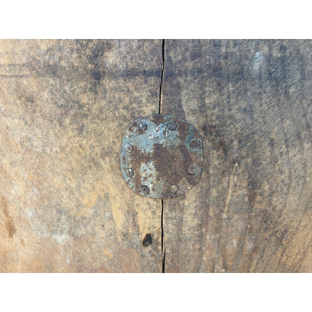 Brown Late 19th Century French Country Wooden Bread Board For Sale - Image 8 of 16