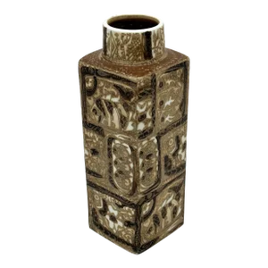 Vintage Mid Century Royal Copenhagen Denmark Nils Thorsson Baca Design Ceramic Vase - 11 Inches Tall