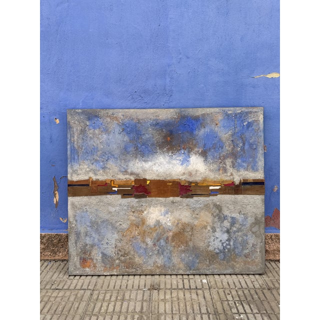 Early 21st Century Frutos María, Towns, 2014, Mixed Media on Board For Sale - Image 5 of 5