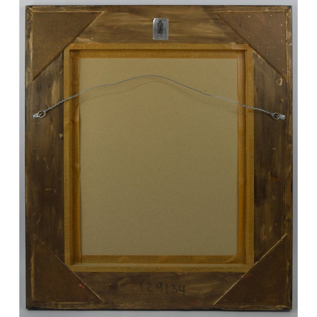 Black Vintage Still Life Painting Signed in Heydenryk Dutch Ripple Frame For Sale - Image 8 of 8