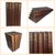 5 Vintage Classic Books - Odyssey, Rubiáyát, Dante, Treasure Island, Emerson All books are reddish brown faux leather...