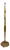 Period French Art Deco Gilt Wood Floor Lamp-Jules Leleu Inspired For Sale