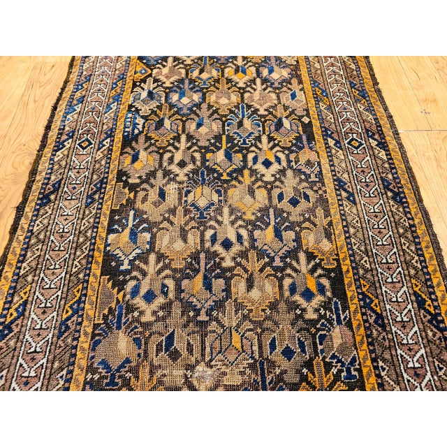 Antique Baluch Tribal Area Rug, Handwoven Wool, Allover Geometric Pattern For Sale - Image 18 of 18
