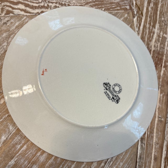 English Early 20th Century F. Winkle Whieldon Ware Pheasant Plate For Sale - Image 3 of 3