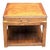 Campaign Lane Style 2-Tier Coffee Table For Sale