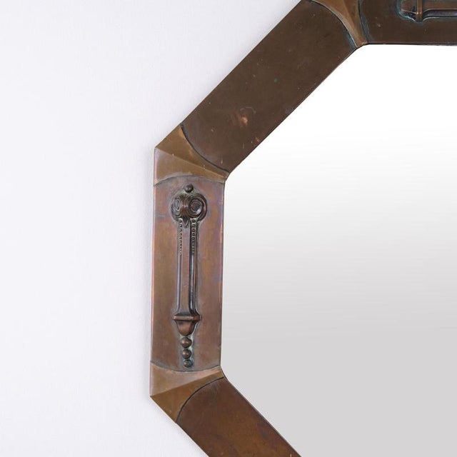 Antique English Mirror with Decorative Frame, Early 1900s For Sale - Image 3 of 7