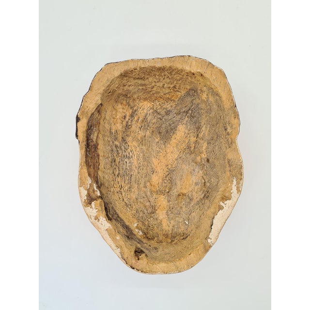 Vintage Carved Wooden Mask, 1960s For Sale - Image 3 of 9