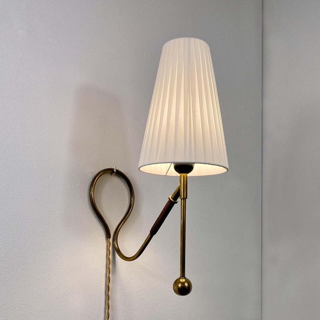 306 Adjustable Wall anf Table Lamp in Brass and Bakelite by Kaare Klint for Le Klint, Denmark, 1950s For Sale - Image 12 of 18