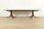 English Baker Furniture Style Georgian Mahogany Double Pedestal Extension Dining Table, Newly Refinished For Sale - Image 3 of 14
