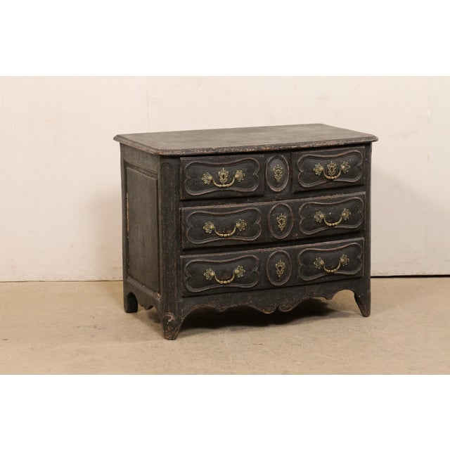 18th C. French Louis XV Bow-Front Commode For Sale - Image 10 of 10