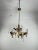 1970s 9-Light Chandelier in Gilded Brass and Crystal attributed to Gaetano Sciolari, 1970s For Sale - Image 5 of 8