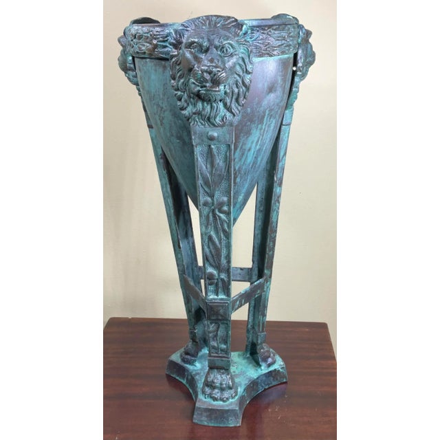 19th Century Architectural Bronze Urn Element For Sale - Image 10 of 12