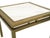 Metal Italian Coffee Table in White Marble and Brass, 1970s For Sale - Image 7 of 10