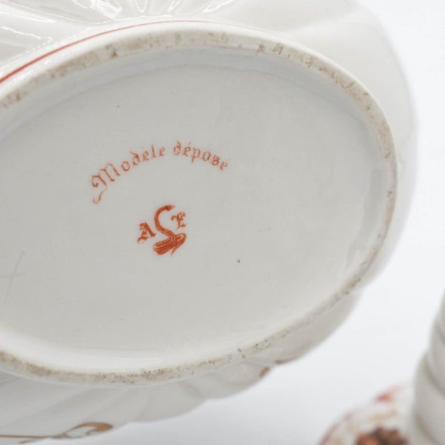 Vintage Porcelain Candy Dish by Albert Laurent for Couleuvre, 1940s For Sale - Image 14 of 15