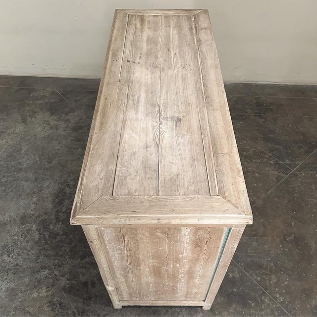 19th Century Rustic Country French Pine Buffet For Sale - Image 13 of 17